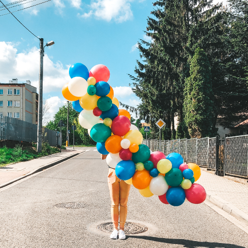 Balonowa girlanda z odbiorem osobistym, Kraków
